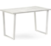 Стол Woodville лота лофт 120 25 мм юта/белый матовый 489661