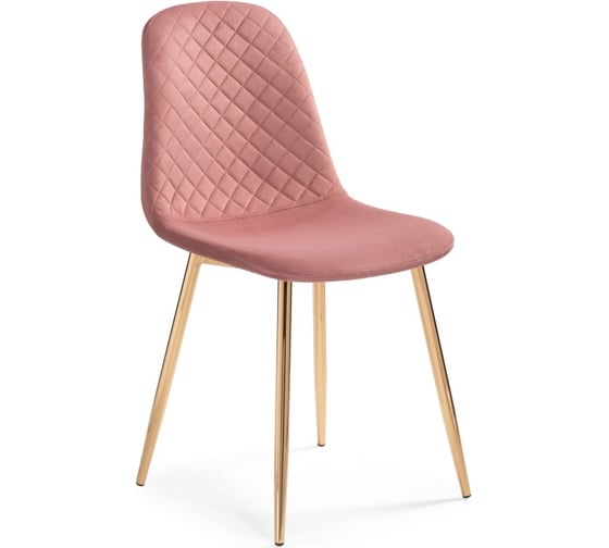 Стул на металлокаркасе Woodville dabl pink/gold 15292 1