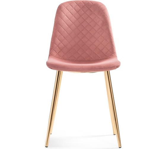 Стул на металлокаркасе Woodville dabl pink/gold 15292