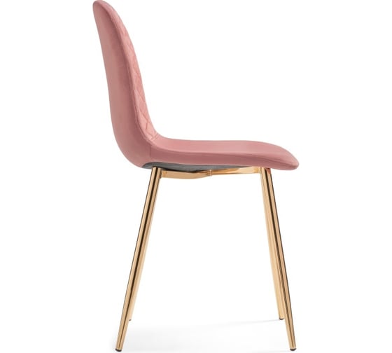 Стул на металлокаркасе Woodville dabl pink/gold 15292