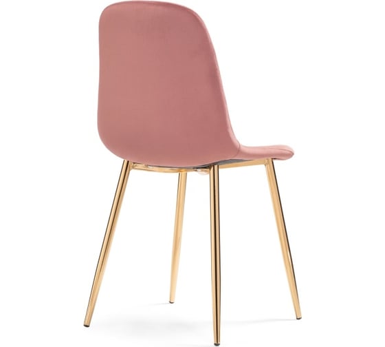 Стул на металлокаркасе Woodville dabl pink/gold 15292