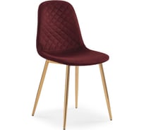 Стул на металлокаркасе Woodville dabl wine red/gold 15293