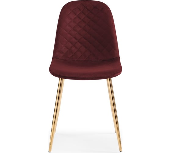 Стул на металлокаркасе Woodville dabl wine red/gold 15293