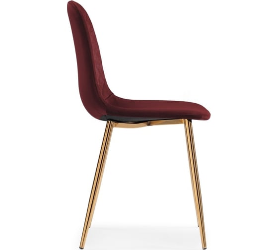 Стул на металлокаркасе Woodville dabl wine red/gold 15293