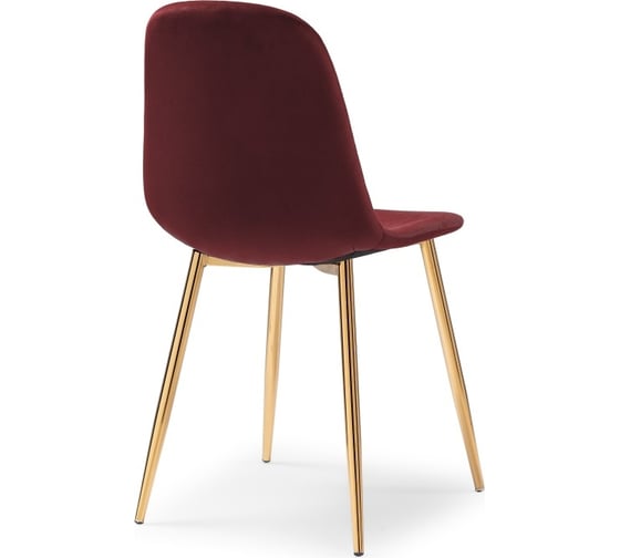 Стул на металлокаркасе Woodville dabl wine red/gold 15293