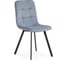 Стул на металлокаркасе Woodville bruk light blue/black 15201 1