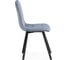 Стул на металлокаркасе Woodville bruk light blue/black 15201 3