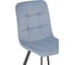 Стул на металлокаркасе Woodville bruk light blue/black 15201 5