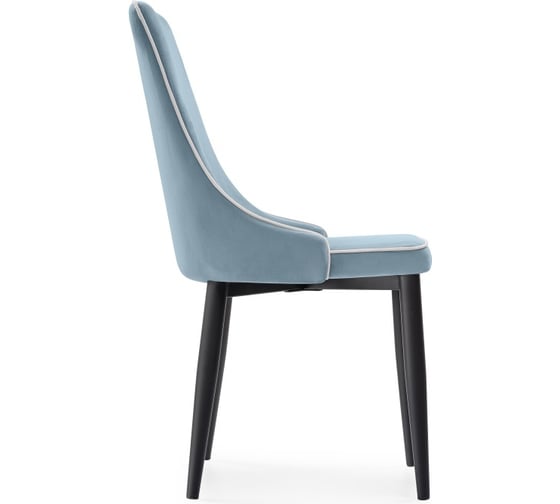 Стул на металлокаркасе Woodville kora 1 light blue/white/black 15080