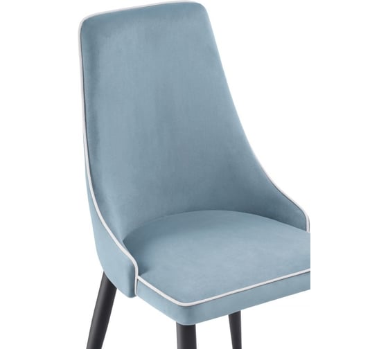 Стул на металлокаркасе Woodville kora 1 light blue/white/black 15080