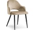 Стул на металлокаркасе Woodville konor champagne/black 11953 1