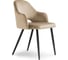 Стул на металлокаркасе Woodville konor champagne/black 11953 2