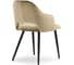 Стул на металлокаркасе Woodville konor champagne/black 11953 5