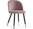 Стул на металлокаркасе Woodville gabi light purple/black 15200 1