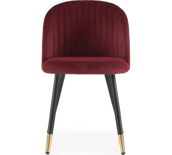 Стул на металлокаркасе Woodville gabi wine red/black 15087