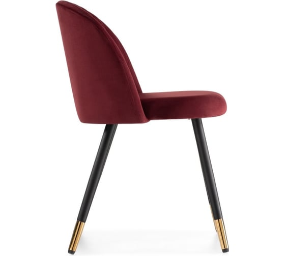 Стул на металлокаркасе Woodville gabi wine red/black 15087