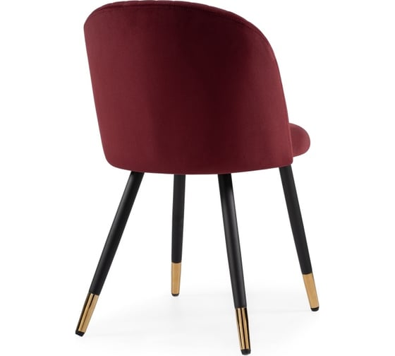Стул на металлокаркасе Woodville gabi wine red/black 15087