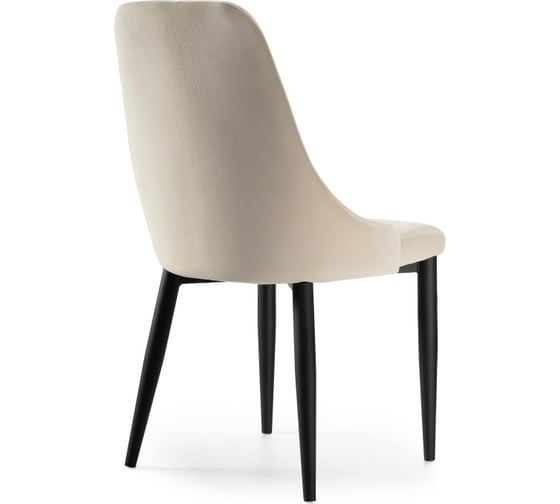 Стул на металлокаркасе Woodville kora beige/black 15099