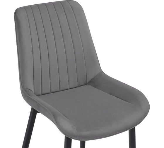 Стул на металлокаркасе Woodville seda 1 dark gray/gold/black 15285