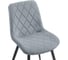 Стул на металлокаркасе Woodville fox black/gray 15280 5
