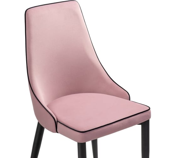 Стул на металлокаркасе Woodville kora 1 light purple/black 15274