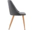 Стул на металлокаркасе Woodville morgan dark gray/wood 15238 3