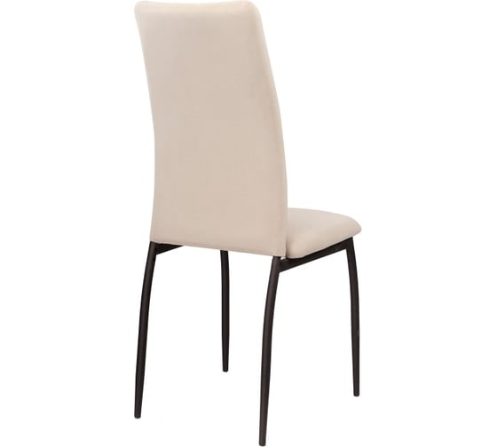 Стул на металлокаркасе Woodville tod beige/black 15276