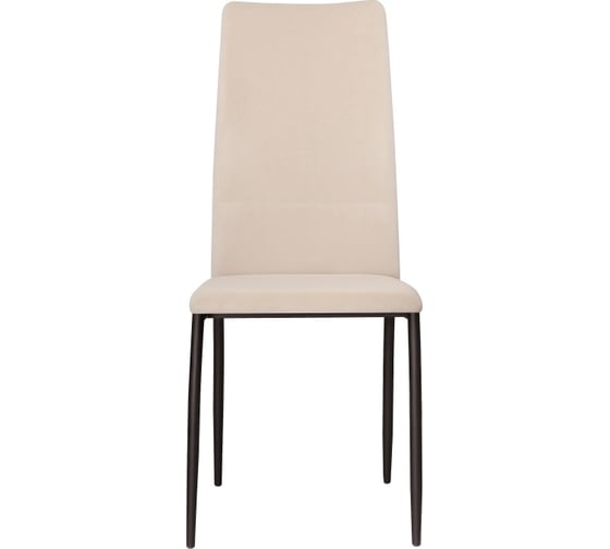 Стул на металлокаркасе Woodville tod beige/black 15276
