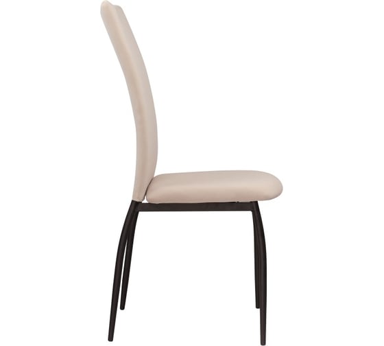 Стул на металлокаркасе Woodville tod beige/black 15276