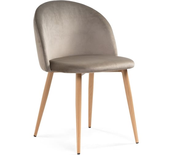 Стул на металлокаркасе Woodville aldo beige/wood 15368