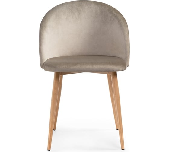 Стул на металлокаркасе Woodville aldo beige/wood 15368