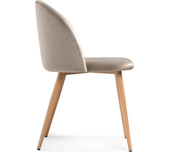 Стул на металлокаркасе Woodville aldo beige/wood 15368