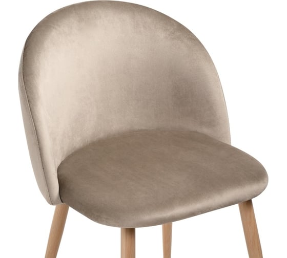 Стул на металлокаркасе Woodville aldo beige/wood 15368