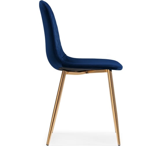 Стул на металлокаркасе Woodville dabl dark blue/gold 15290