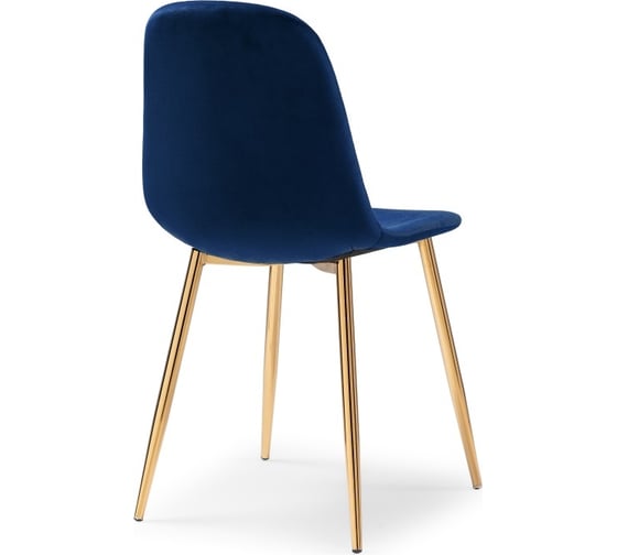 Стул на металлокаркасе Woodville dabl dark blue/gold 15290