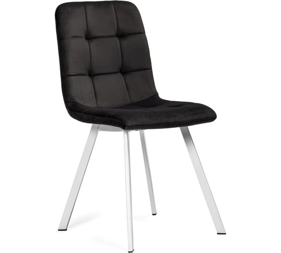 Стул на металлокаркасе Woodville bruk dark gray/white 15240