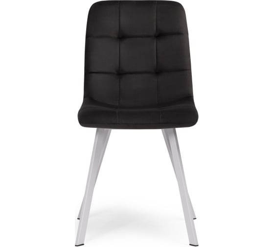 Стул на металлокаркасе Woodville bruk dark gray/white 15240