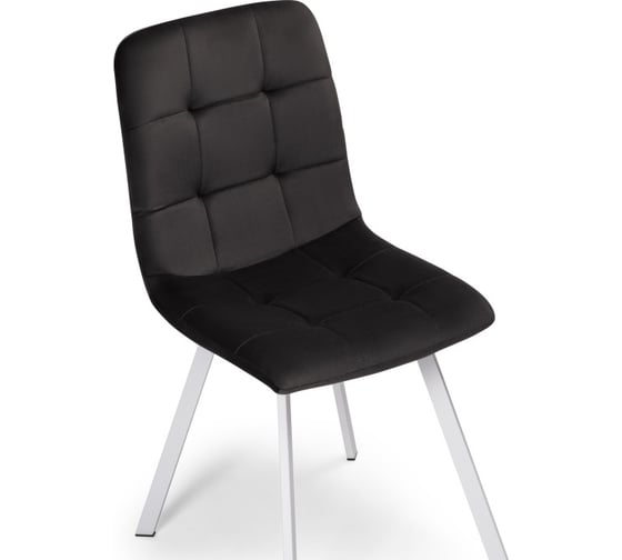 Стул на металлокаркасе Woodville bruk dark gray/white 15240