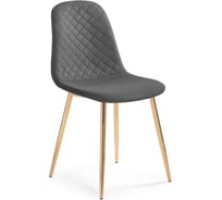 Стул на металлокаркасе Woodville dabl dark gray/gold 15324