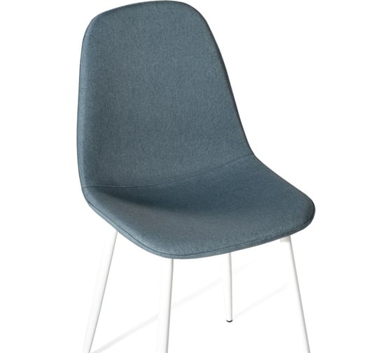 Стул на металлокаркасе Woodville lilu gray/white 15266
