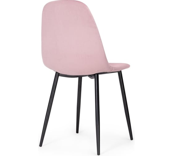 Стул на металлокаркасе Woodville lilu pink/black 15118