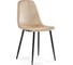 Стул на металлокаркасе Woodville lilu dark beige/black 15121 1