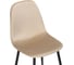 Стул на металлокаркасе Woodville lilu dark beige/black 15121 5