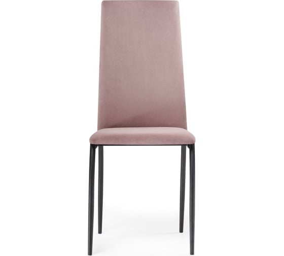 Стул на металлокаркасе Woodville tod black/light purple 15361