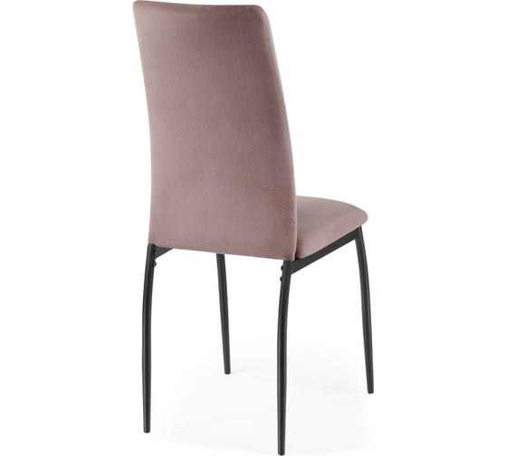 Стул на металлокаркасе Woodville tod black/light purple 15361