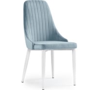 Стул на металлокаркасе Woodville kora light blue/white 15095