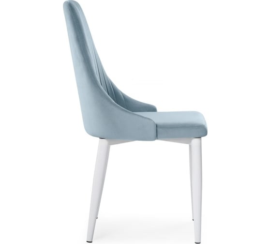 Стул на металлокаркасе Woodville kora light blue/white 15095