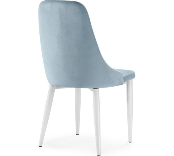 Стул на металлокаркасе Woodville kora light blue/white 15095