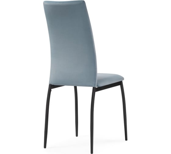 Стул на металлокаркасе Woodville tod light blue/black 15360
