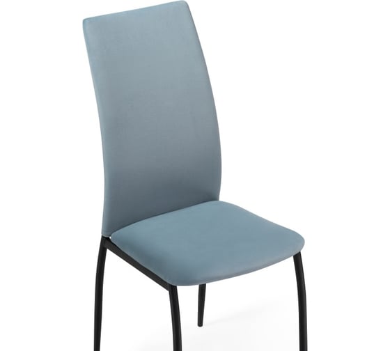 Стул на металлокаркасе Woodville tod light blue/black 15360